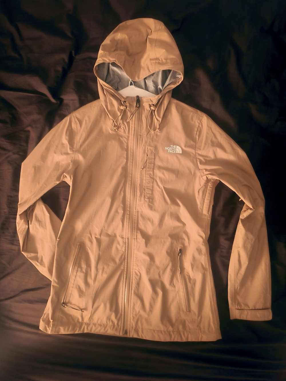 The North Face Tan Gorp Rain Jacket